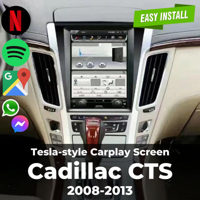 Cadillac CTS Tesla-style Carplay Screen