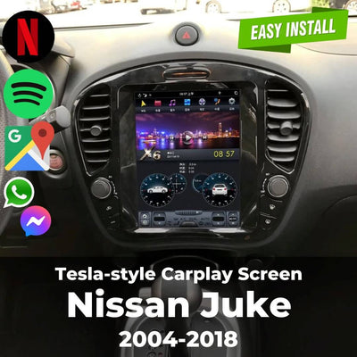 Tesla-style Carplay Screen for Nissan Juke