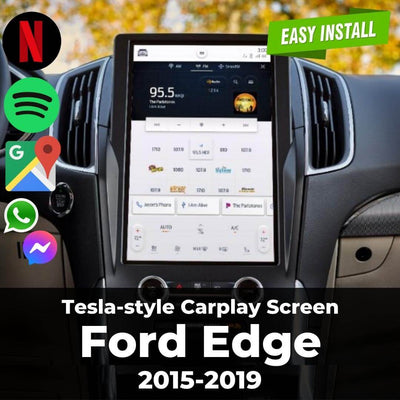 Tesla-style Carplay Screen for Ford Edge