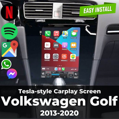 Tesla-style Carplay Screen for Volkswagen Golf