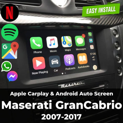 Apple Carplay & Android Auto Screen for Maserati GranCabrio