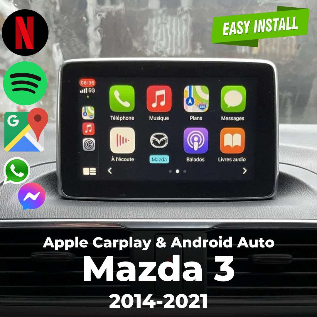 Mazda 3 HQ Carplay Module at Lowest Price Merge Screens