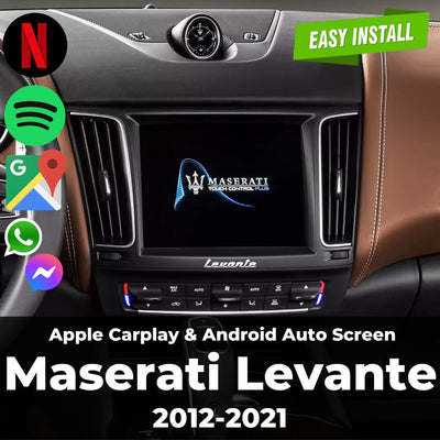 Apple Carplay & Android Auto Screen for Maserati Levante