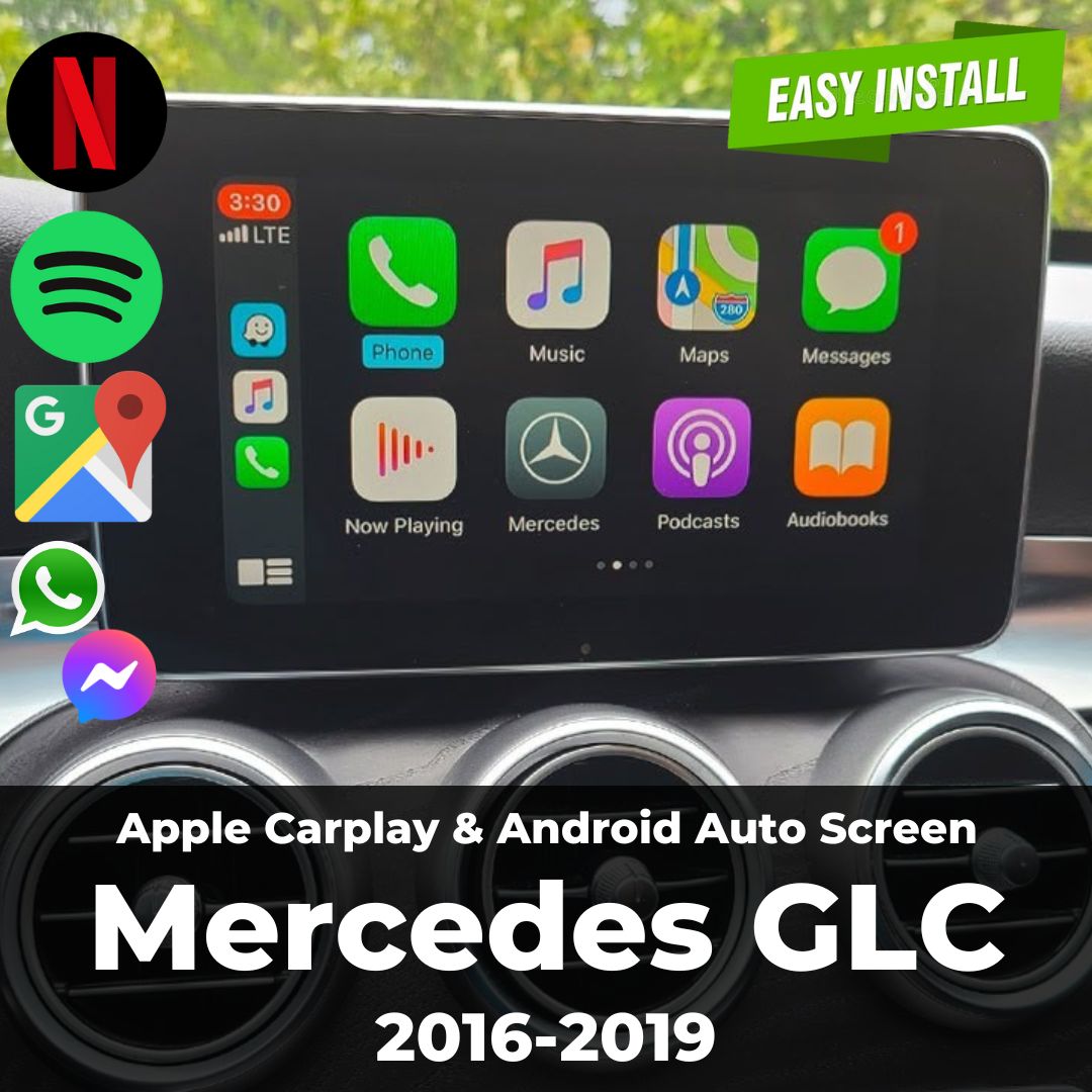 Mercedes GLC HQ Apple Carplay Screen Merge Screens