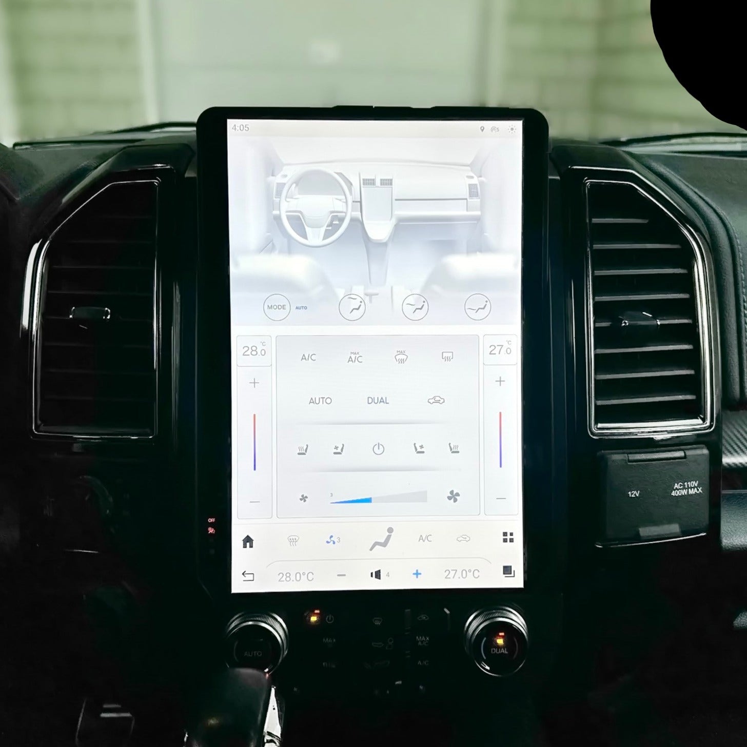 Ford F150 Tesla-style Carplay Screen