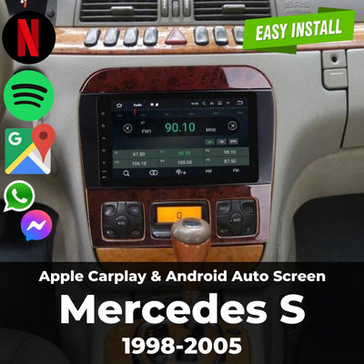 Apple Carplay & Android Auto Screen for Mercedes S
