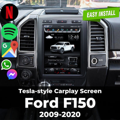 Tesla-style Carplay Screen for Ford F150