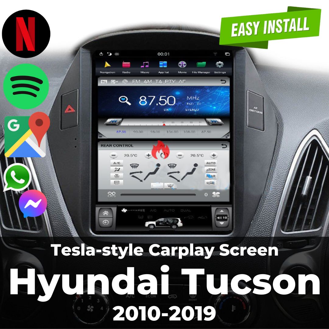 Hyundai Tucson | Tesla-style Carplay Screen