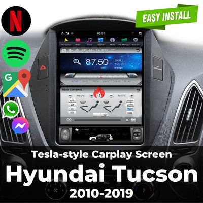 Tesla-style Carplay Screen for Hyundai Tucson