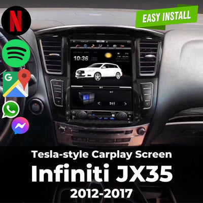 Tesla-style Carplay Screen for Infiniti JX35