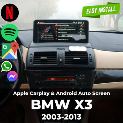 Apple Carplay & Android Auto Screen for BMW X3