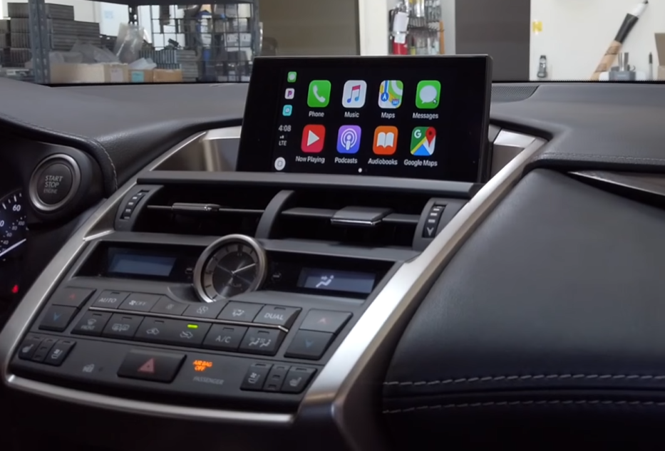 Pantalla táctil Lexus con Carplay/Android Auto instalación