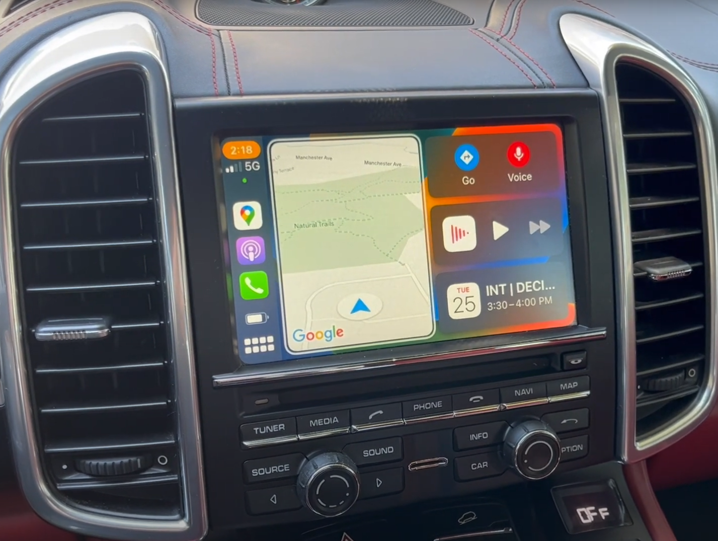 Porsche Cayenne Apple CarPlay & Android Auto Upgrade