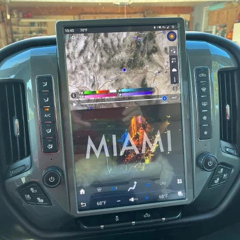 GMC Sierra Tesla Carplay Screen