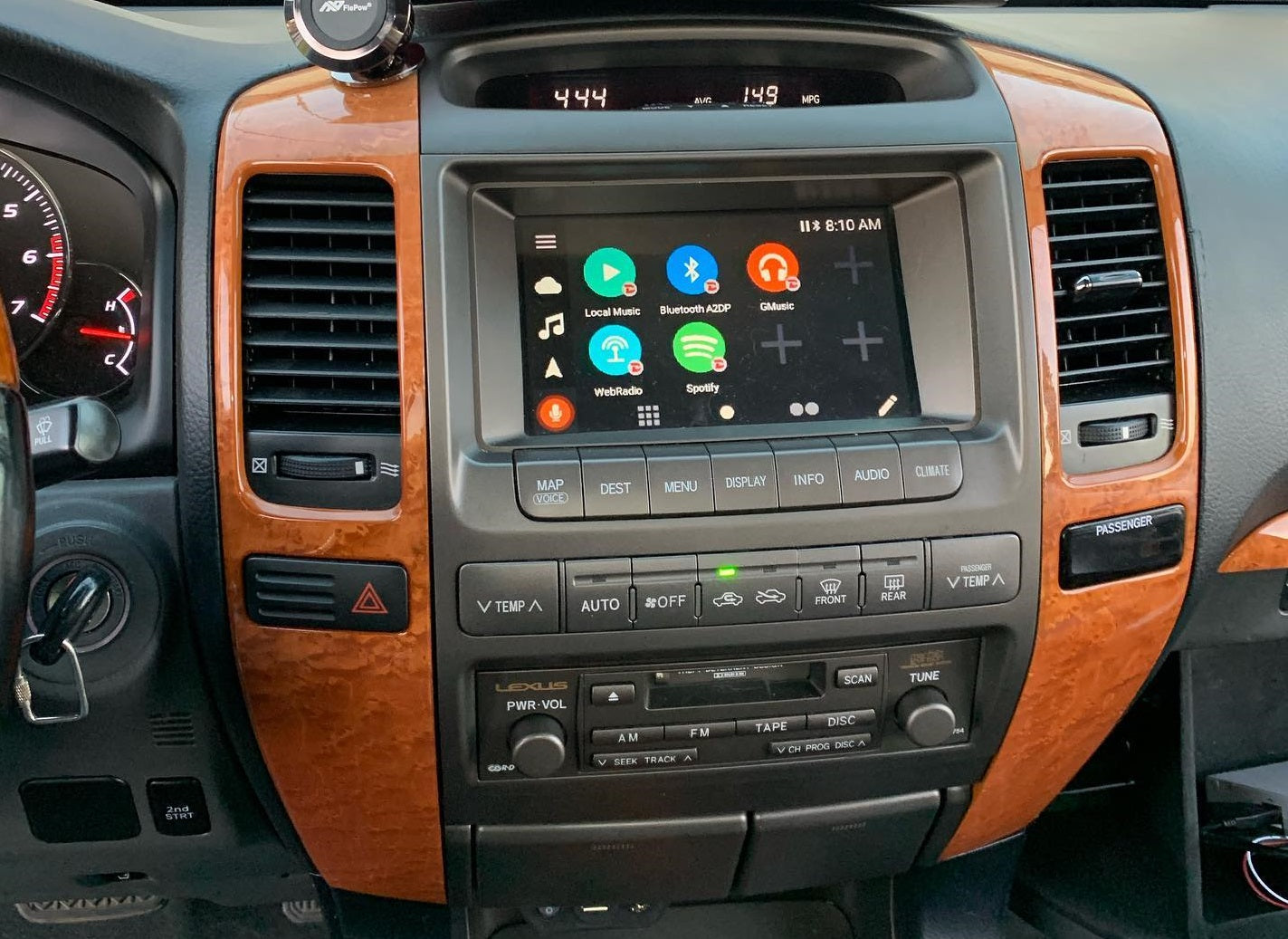 Installed Apple Carplay & Android Auto Module on an Lexus GX