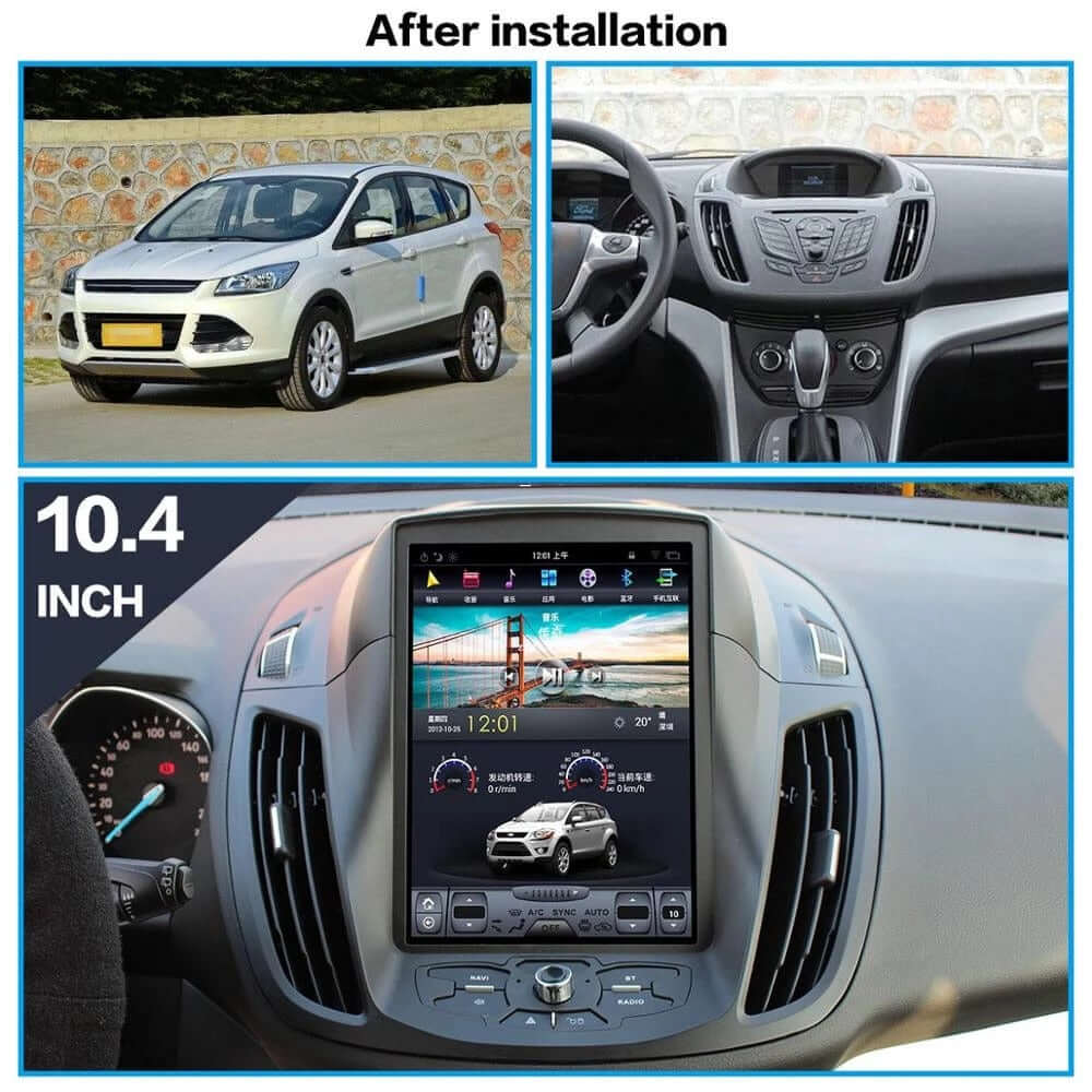 Teslastyle Touch Screen Ford Kuga CarPlay Screen Upgrade