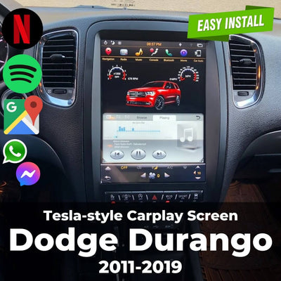 Tesla-style Carplay Screen for Dodge Durango