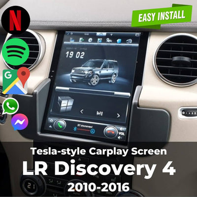 Tesla-style Carplay Screen for Land Rover Discovery 4