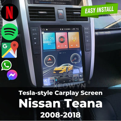 Tesla-style Carplay Screen for Nissan Teana