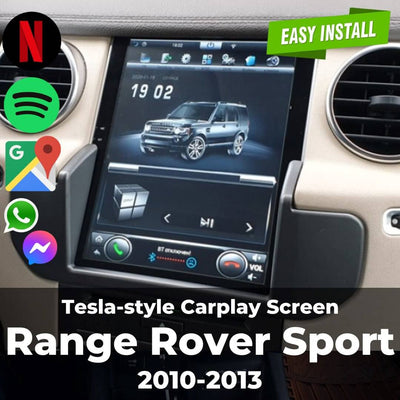 Tesla-style Carplay Screen for Range Rover Sport