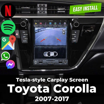 Tesla-Style Screen Carplay for Toyota Corolla