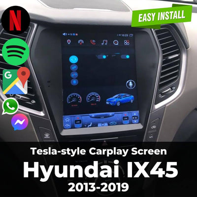 Tesla-Style Screen Carplay for Hyundai IX45