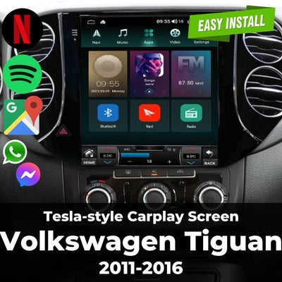 Tesla-style Carplay Screen for Volkswagen Tiguan