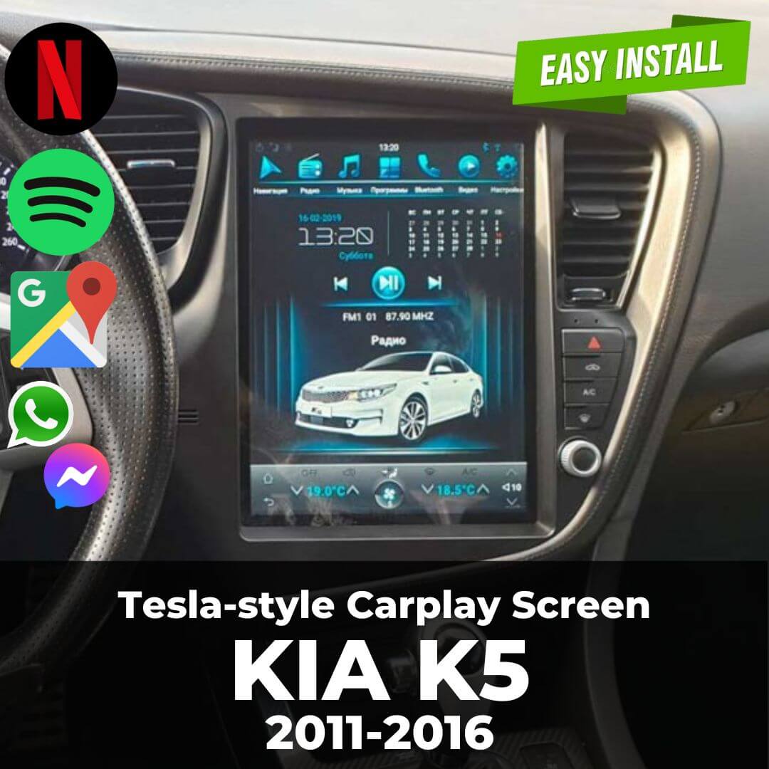 CarPlay Radio Tesla Touch Screen for Kia K5