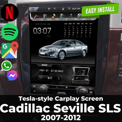 Tesla-style Carplay Screen for Cadillac Seville SLS