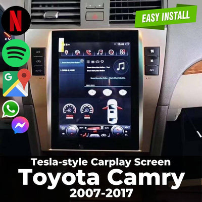 Tesla-style Carplay Screen for Toyota Camry