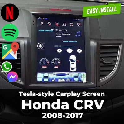 Tesla-Style Screen Carplay for Honda CRV