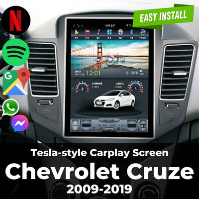 Tesla-style Carplay screen for Chevrolet Cruze