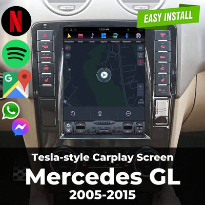 Tesla-style Carplay Screen for Mercedes GL