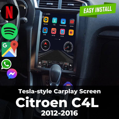Tesla-style Carplay Screen for Citroen C4L