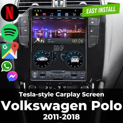 Tesla-style Carplay Screen for Volkswagen Polo