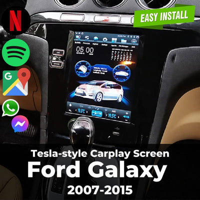 Tesla-Style Screen Carplay for Ford Galaxy