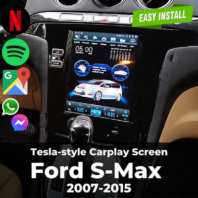 Tesla-Style Screen Carplay for Ford SMax