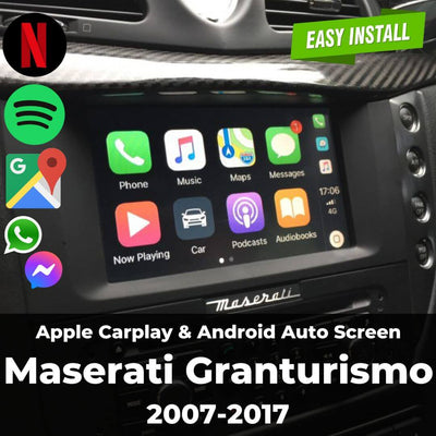 Apple Carplay & Android Auto Screen for Maserati Granturismo