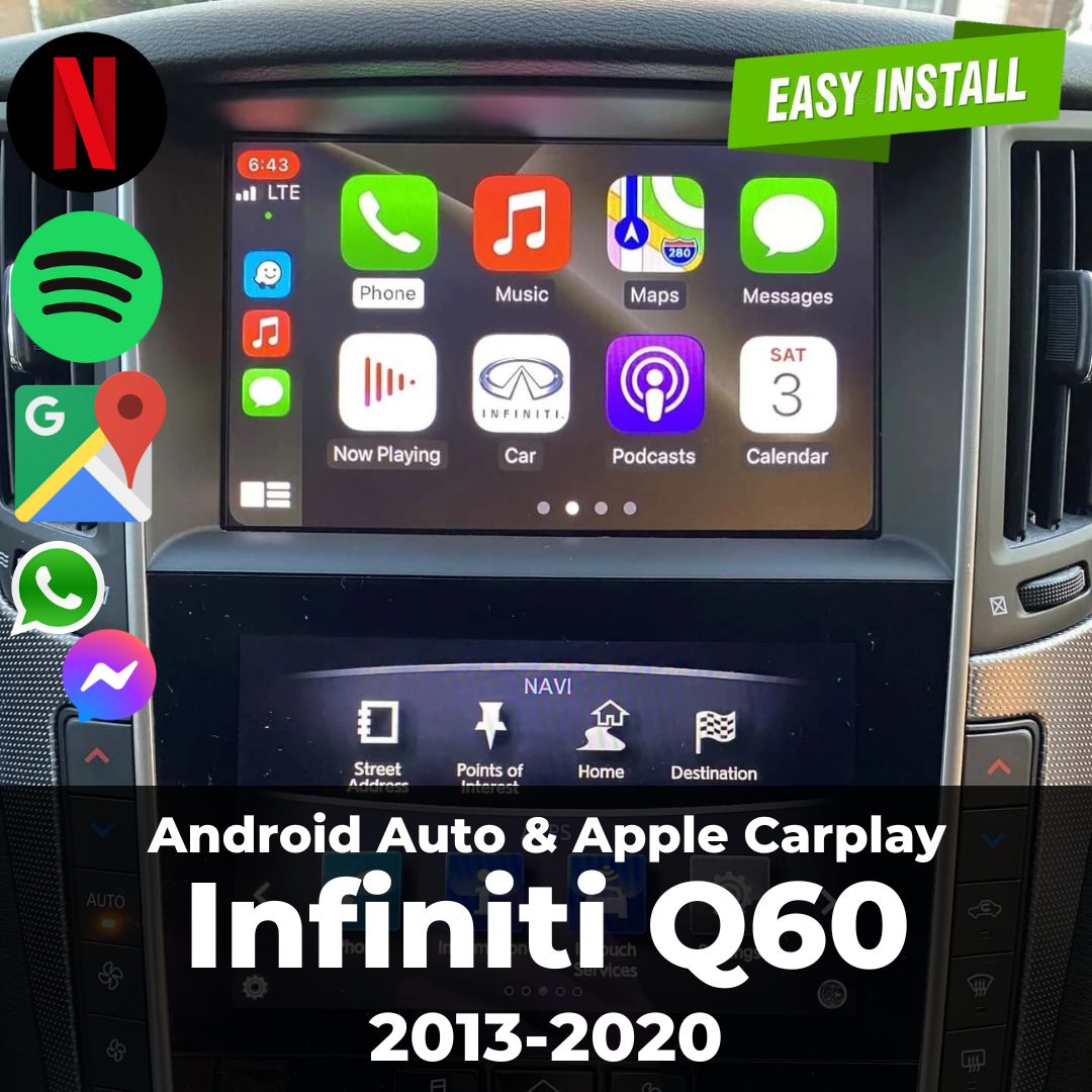 Apple Carplay & Android Auto Module for Infiniti Q60
