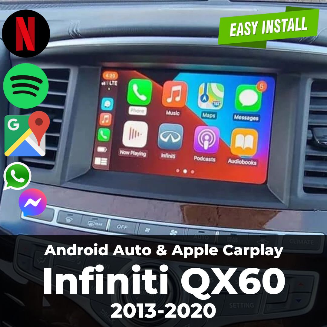 Infiniti QX60 Apple Carplay & Android Auto Module 2013-2020