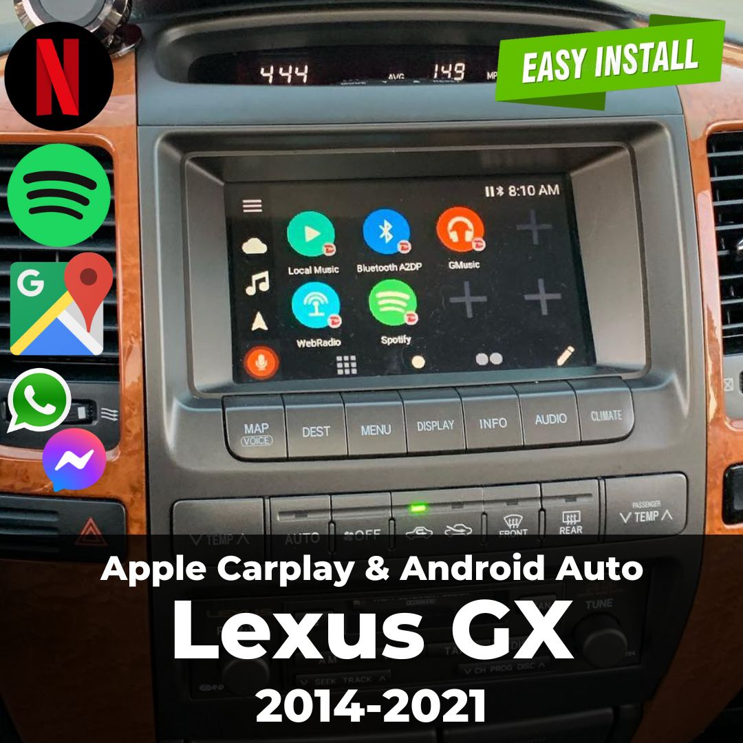 Apple Carplay & Android Auto Module for Lexus GX
