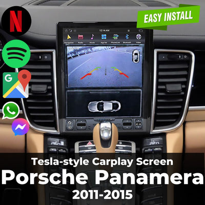 Tesla-style Carplay Screen for Porsche Panamera