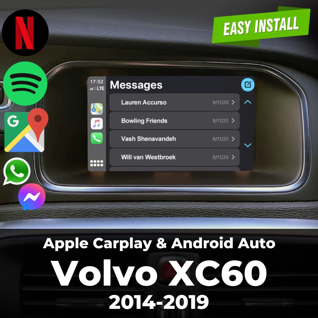 Volvo XC60 CarPlay Upgrade Android Auto & Apple CarPlay Merge Screens