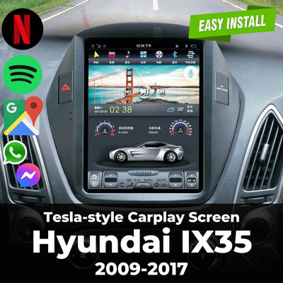 Tesla-style Carplay Screen for Hyundai IX35