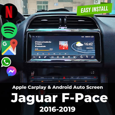 Apple Carplay & Android Auto Screen for Jaguar F-pace