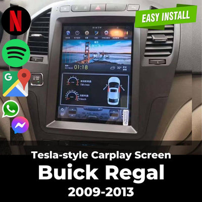 Tesla-style Carplay screen For Buick Regal