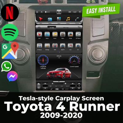 Tesla-Style Screen Carplay for Toyota 4 Runner