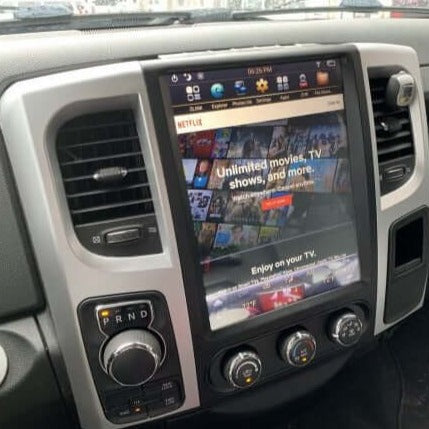 Dodge Ram Tesla-style Carplay Screen