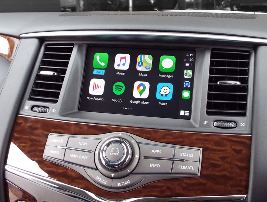 Installed Apple Carplay & Android Auto Module on an Nissan Armada