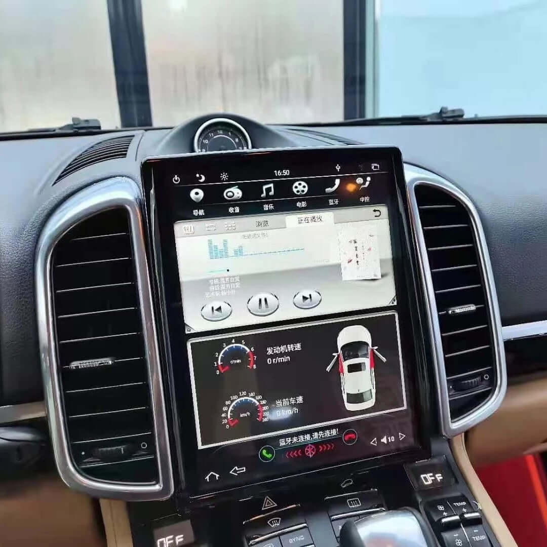 Tesla Touch Screen Radio Porsche Cayenne Screen Upgrade Tesla Touch Screen Radio Porsche Cayenne Screen Upgrade